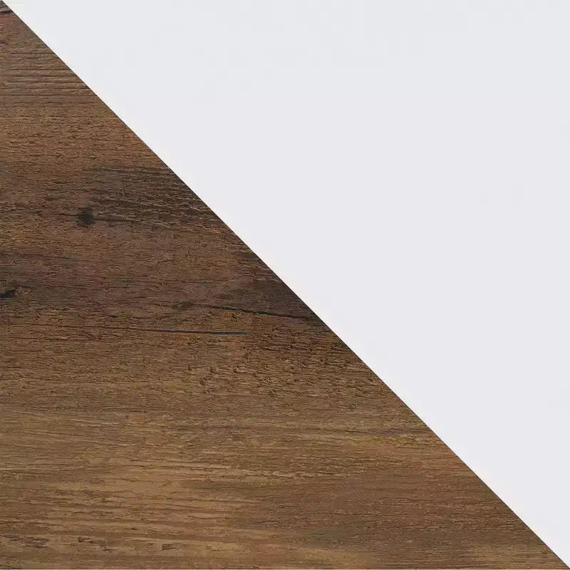 Mobiletto rustico marrone scuro con porta scorrevole, Montaggio da 1 persona