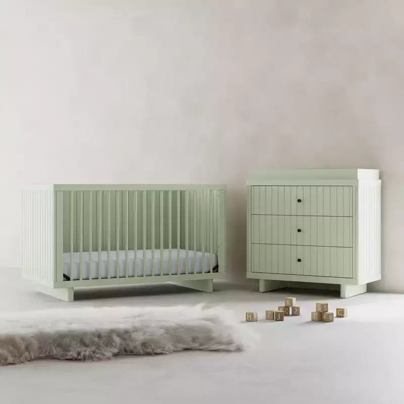 Culla convertibile 3-in-1 Sage con sponda per bambino, 1-Bambino
