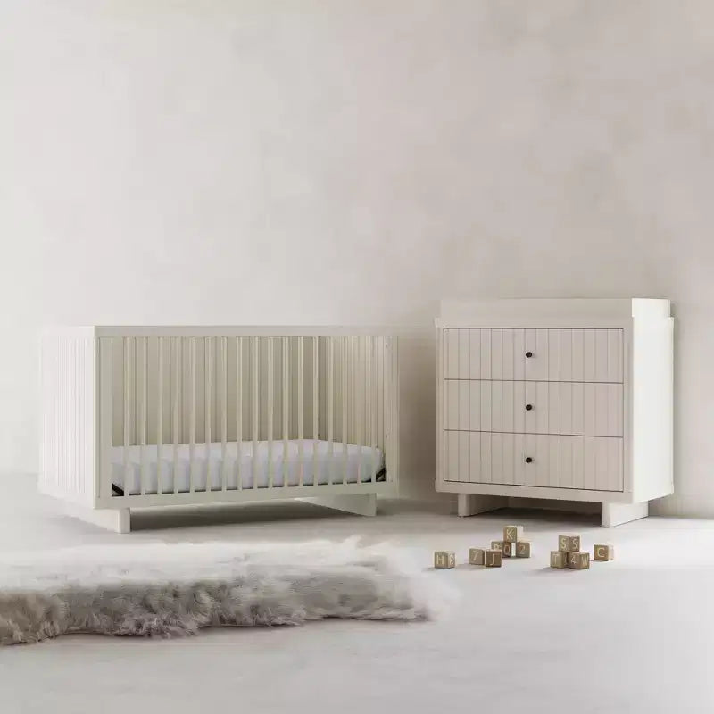 Culla convertibile 3-in-1 Sage con sponda per bambino, 1-Bambino