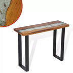 vidaXL Console Table Teak 39.4x13.8x29.5
