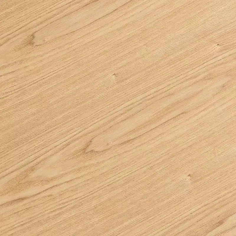 Tavolino da caffè ovale marrone con impiallacciatura in legno, base in MDF, 1 pezzo