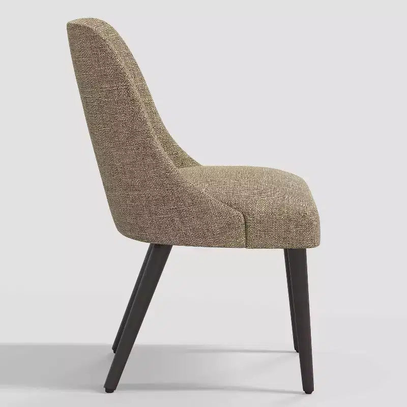 Geller Modern Dining Chair in Textured Linen Zuma - Threshold