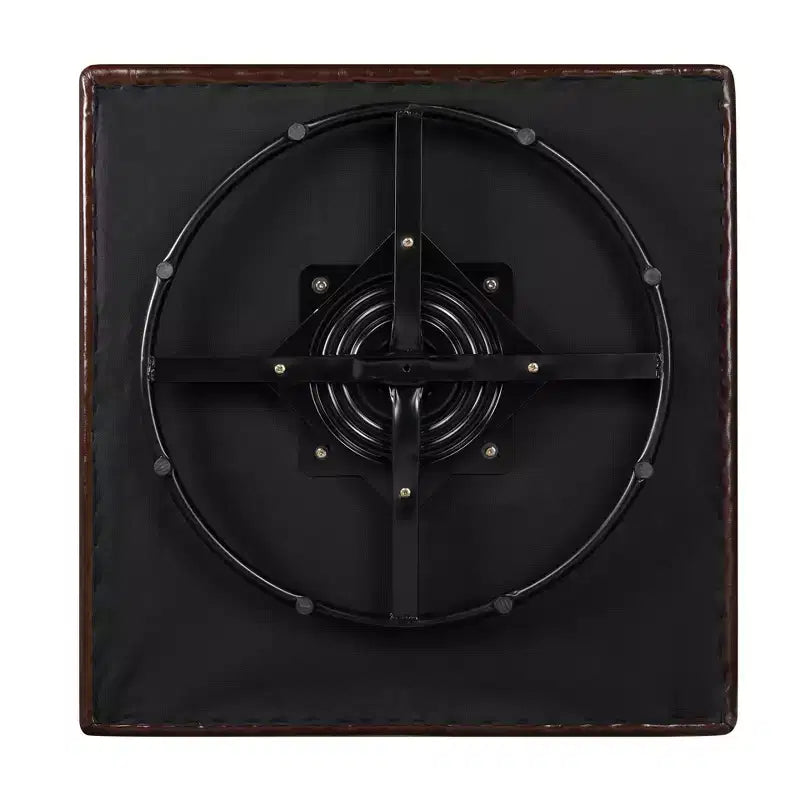 Poltrona girevole accent colore marrone / marrone scuro in similpelle, 1 posto a sedere