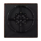 Poltrona girevole accent colore marrone / marrone scuro in similpelle, 1 posto a sedere
