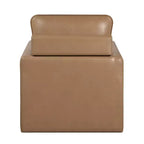 Poltrona girevole accent colore marrone / marrone scuro in similpelle, 1 posto a sedere