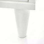 Comò / Cassettiera a 4 cassetti moderno di metà secolo in Rovere / Bianco